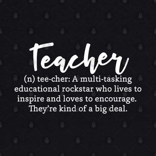 Teacher Definition by StarsDesigns